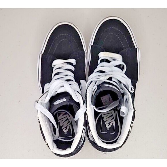 VANS SK8-HI (PEACE PAISLEY) BLACK / TRUE WHITE VN0A5JMJB0E Women's 7.0 - Picture 6 of 10